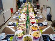 Winter preferred rotating hot pot equipment