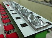 The shape of rotating hot pot equipment is very different.