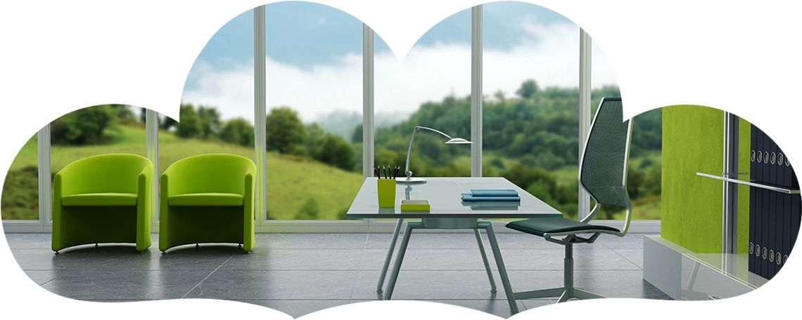 A comfortable and healthy office environ