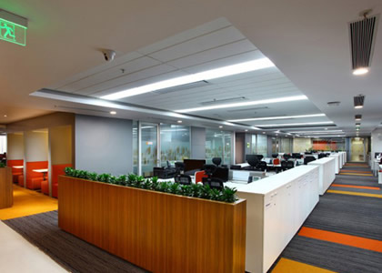 Office decoration company to create a standard and reasonable aisle planning for you