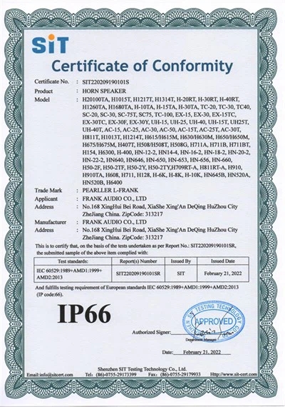 Certificate of honor seven