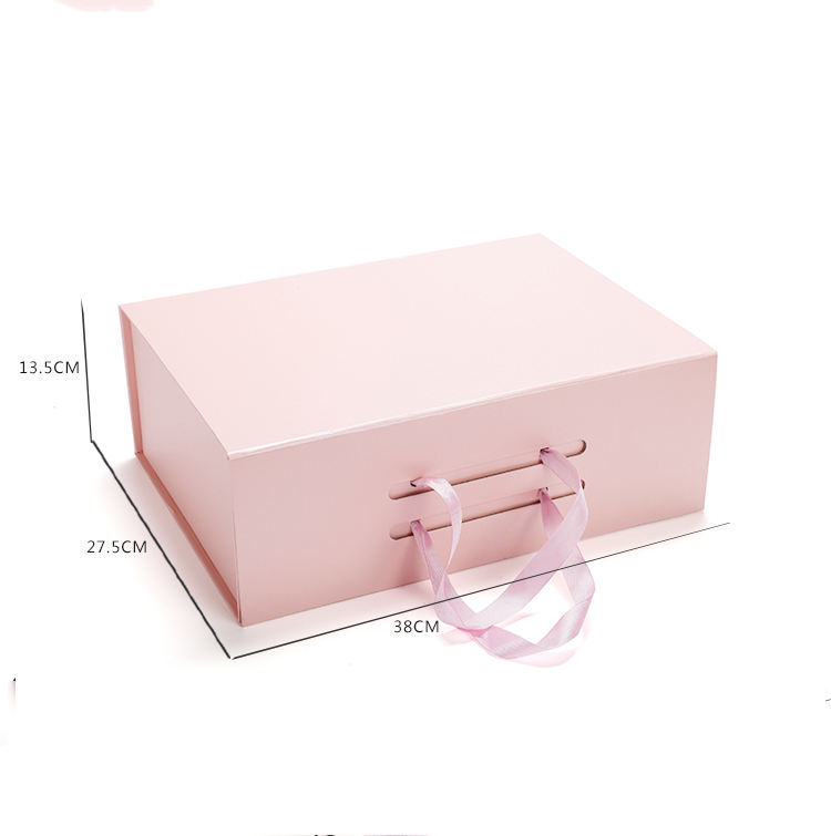 Eco-Friendly Paper Gift Box with Handle – Customizable Luxury Packaging