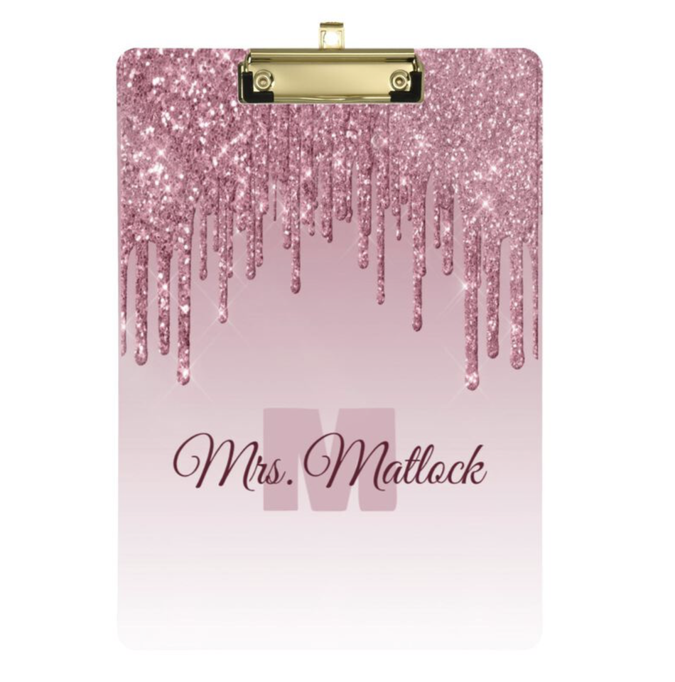 Custom UV Printing Acrylic Clipboard Paper Organizer for Events & Home Office