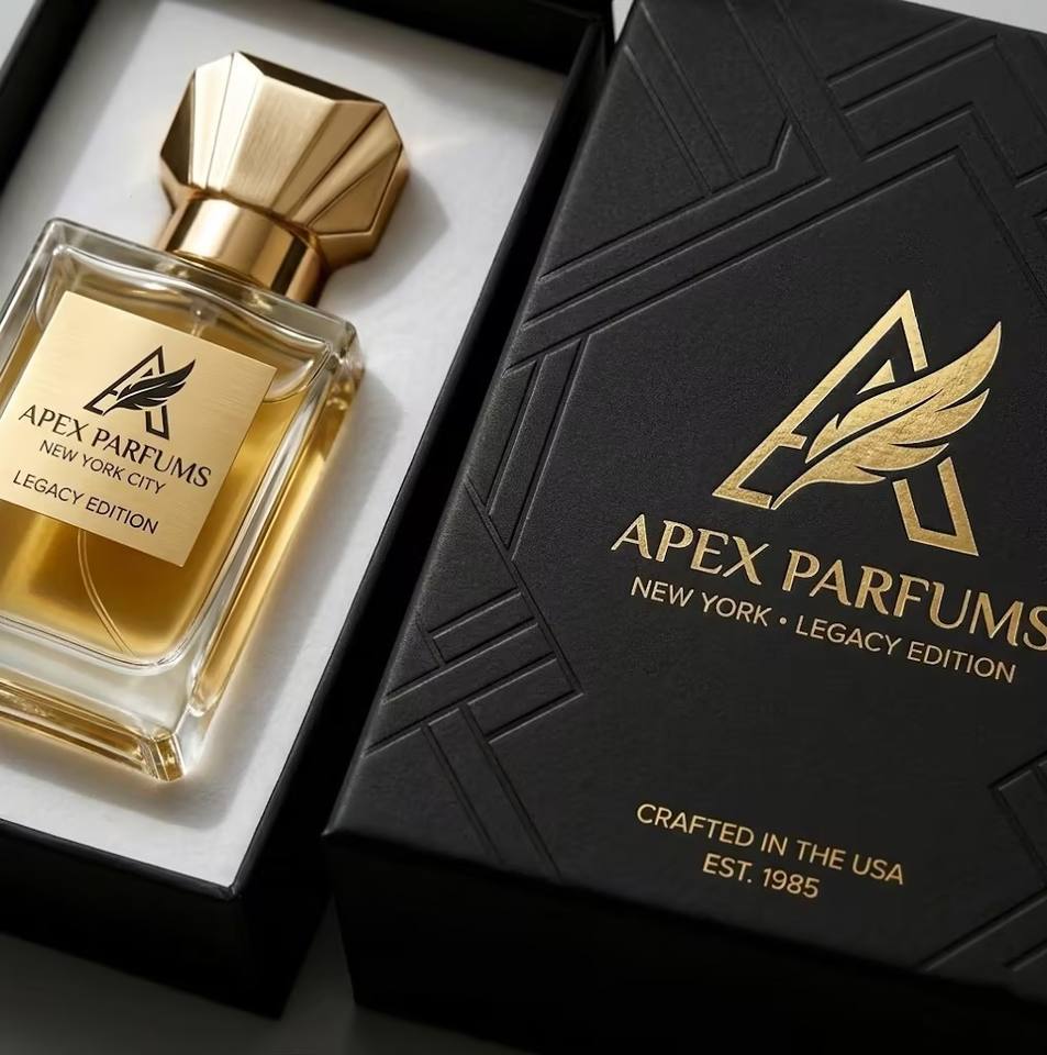 Luxury Gold Stamping Perfume Box with Magnetic Closure | Custom Empty 30ml-100ml Gift Packaging