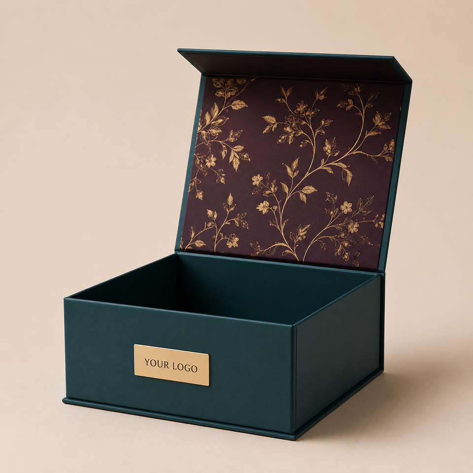 Premium Custom Logo Luxury Large Matte Rigid Paper Cardboard High-End Empty Magnetic Folding Closure Gift Box Packaging