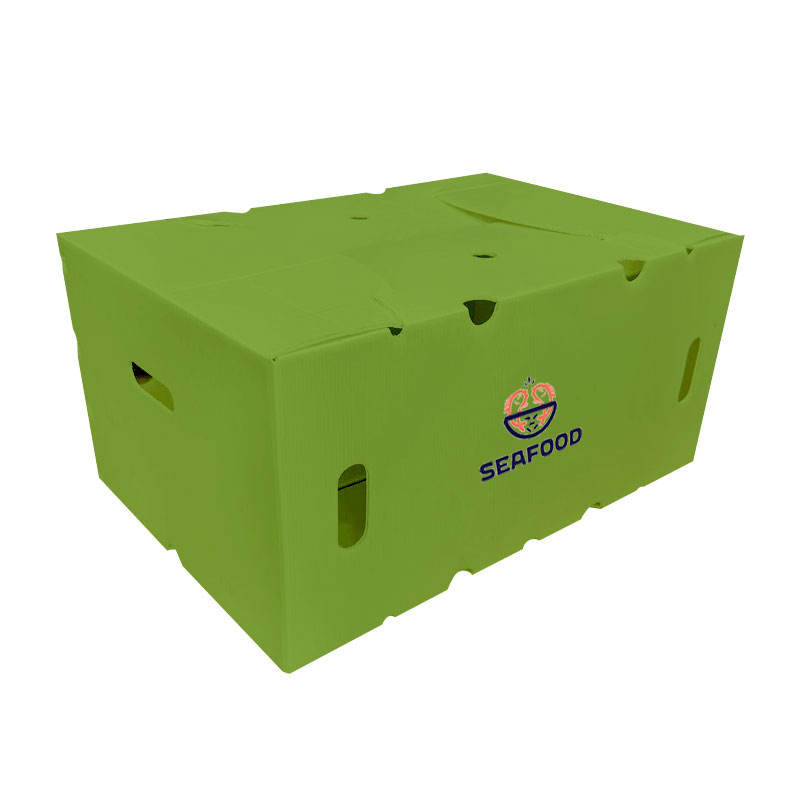 PP Hollow Plastic Box – Custom Logo Vegetable & Fruit Transport Box