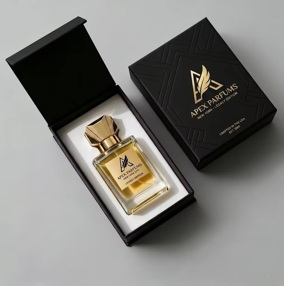 Luxury Gold Stamping Perfume Box with Magnetic Closure | Custom Empty 30ml-100ml Gift Packaging
