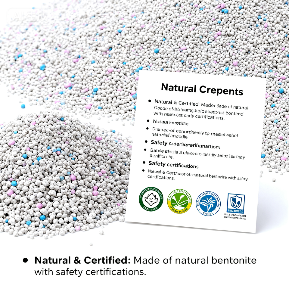 Premium Lavender Scented Bentonite Cat Litter – Low Dust, Strong Clumping, Easy Clean