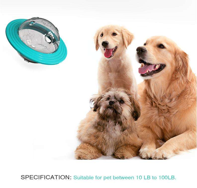 Interactive Dog Puzzle Toy - UFO Slow Feeder for IQ Training & Leak Treats