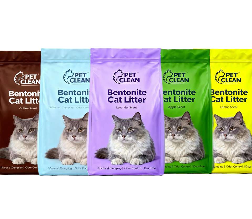 Premium Lavender Scented Bentonite Cat Litter – Low Dust, Strong Clumping, Easy Clean