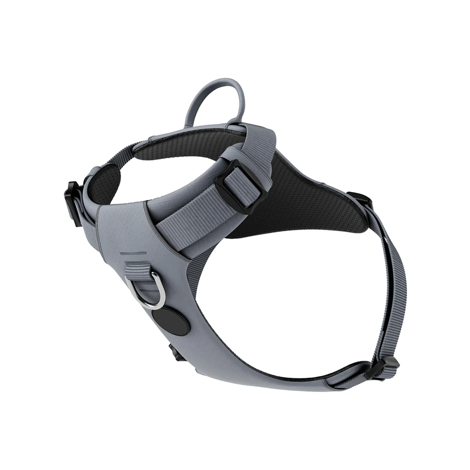Breathable Padded Dog Harness with Emergency Handle and D-Ring Support for Training and Walking