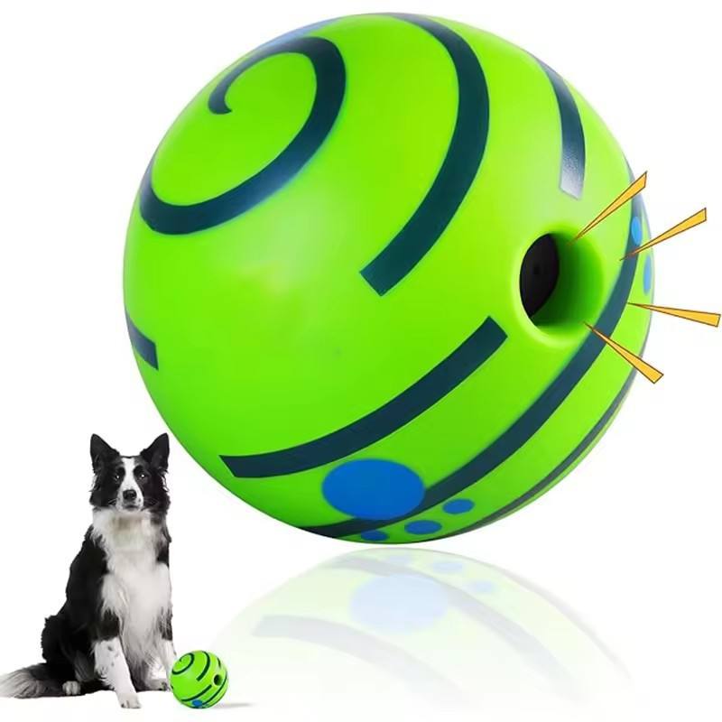 Durable PVC Pet Ball Teething Toy – Self-Amusing Squeaky Duck for Outdoor Play