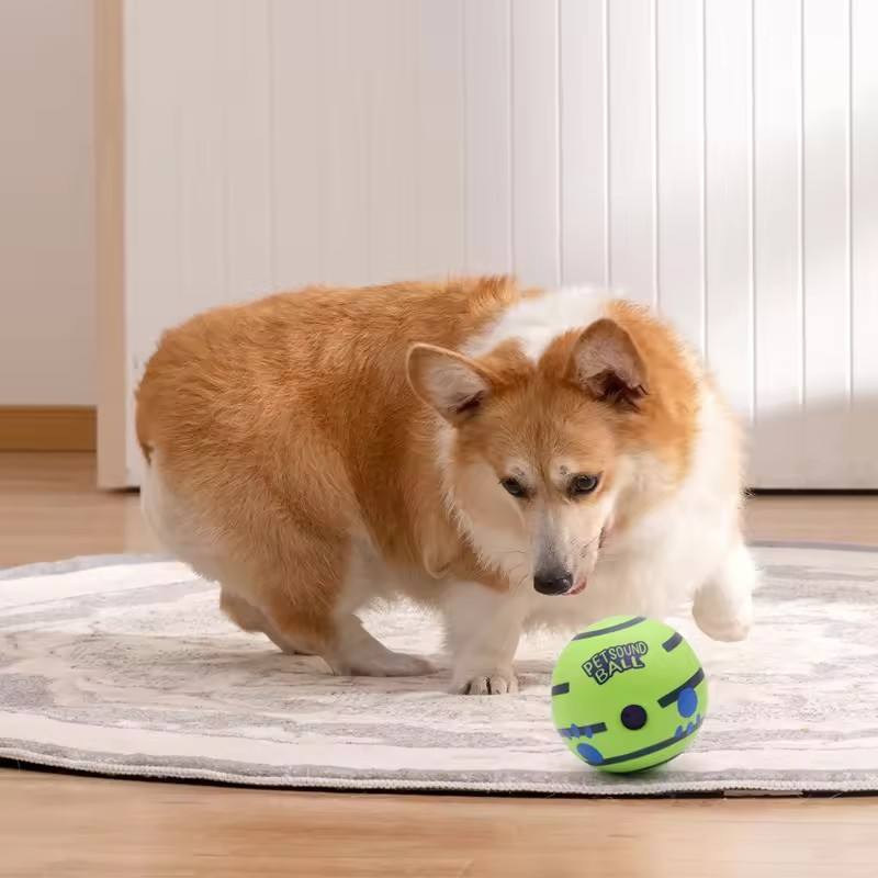 Durable PVC Pet Ball Teething Toy – Self-Amusing Squeaky Duck for Outdoor Play