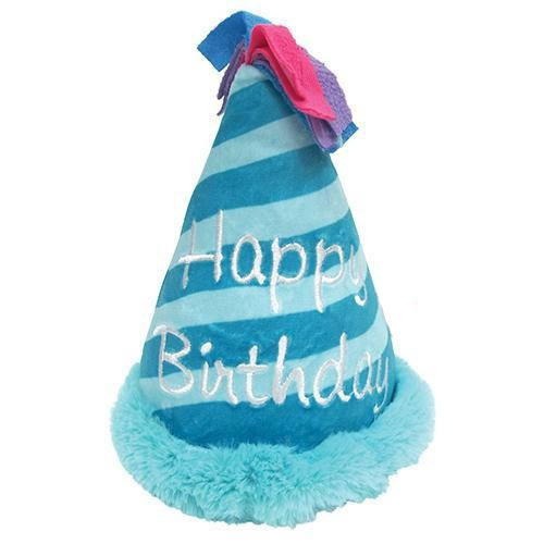 Eco-Friendly Pet Plush Squeak Toy - Birthday Cake Shape for Dogs & Small Animals