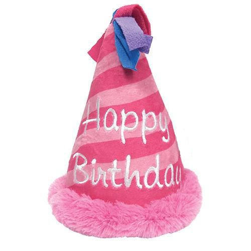Eco-Friendly Pet Plush Squeak Toy - Birthday Cake Shape for Dogs & Small Animals
