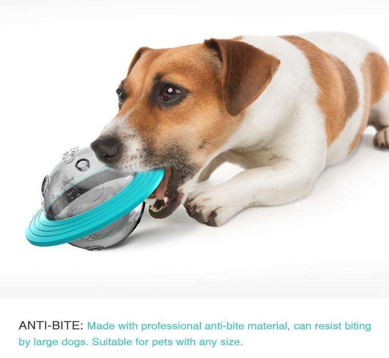 Interactive Dog Puzzle Toy - UFO Slow Feeder for IQ Training & Leak Treats