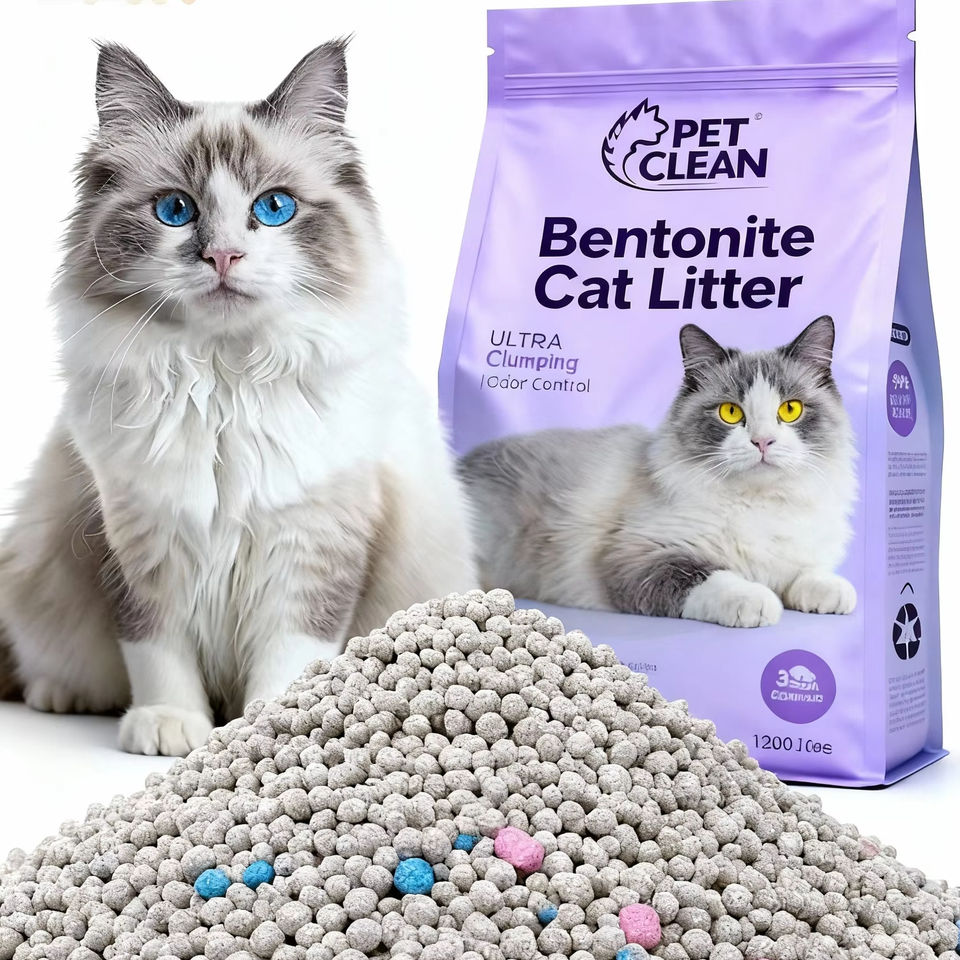 Premium Lavender Scented Bentonite Cat Litter – Low Dust, Strong Clumping, Easy Clean
