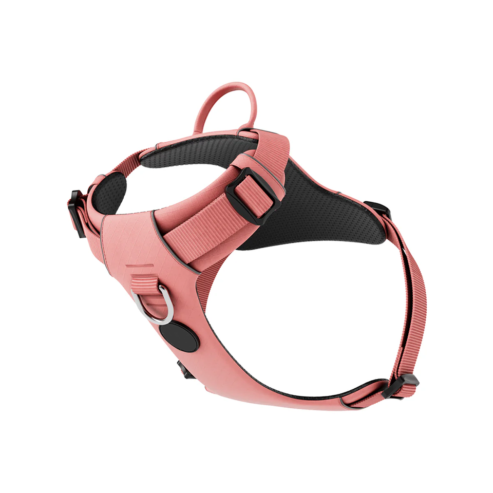 Breathable Padded Dog Harness with Emergency Handle and D-Ring Support for Training and Walking
