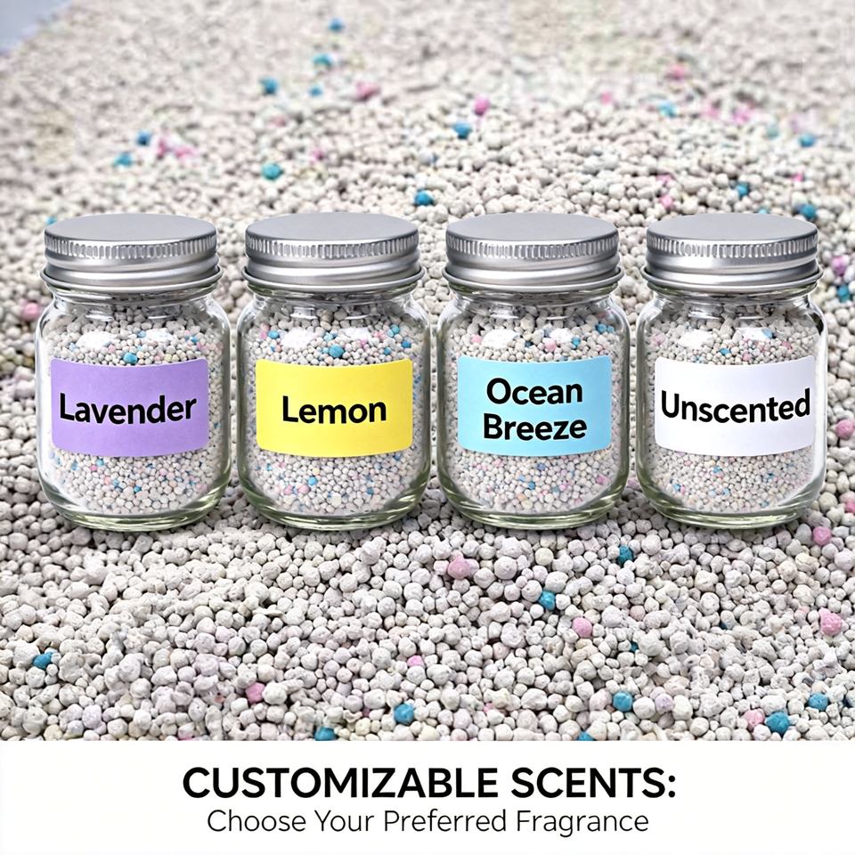 Eco-Friendly Lavender Scented Bentonite Cat Litter – Strong Clumping & Odor Control