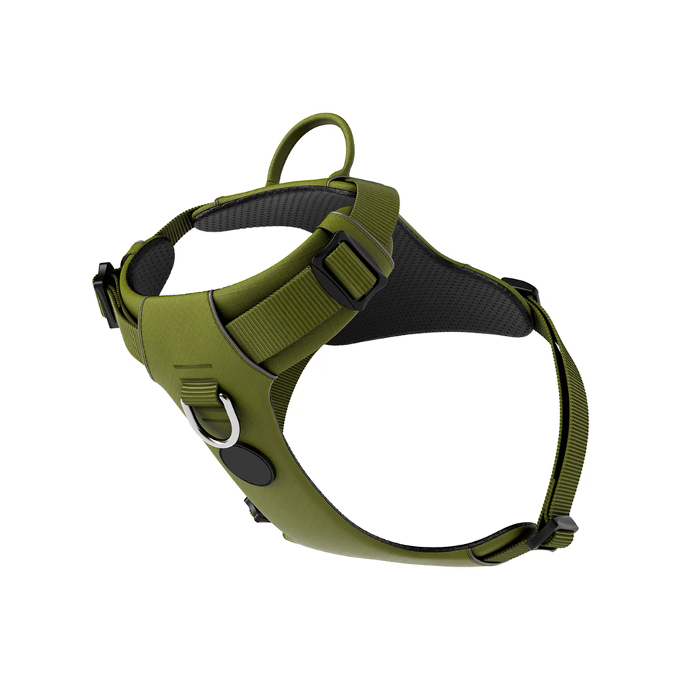 Breathable Padded Dog Harness with Emergency Handle and D-Ring Support for Training and Walking