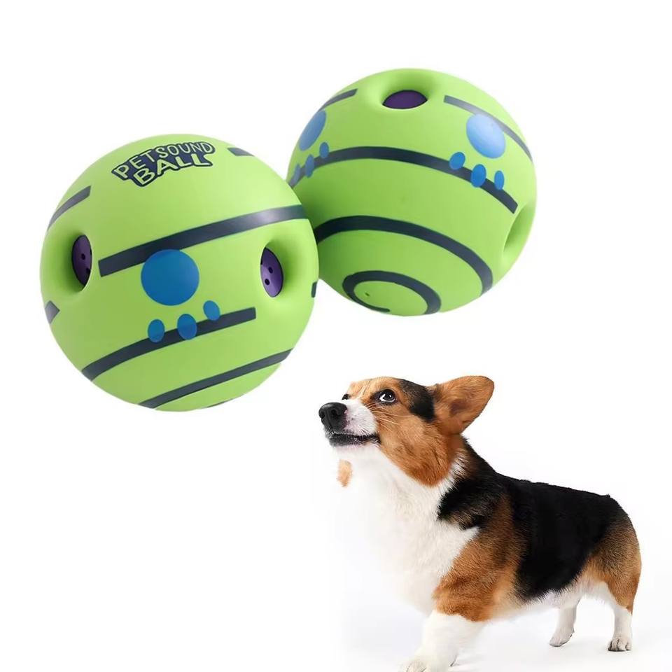 Durable PVC Pet Ball Teething Toy – Self-Amusing Squeaky Duck for Outdoor Play