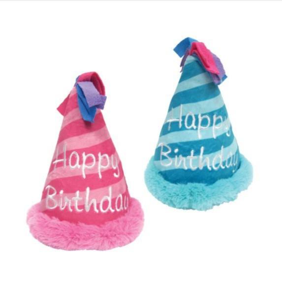 Eco-Friendly Pet Plush Squeak Toy - Birthday Cake Shape for Dogs & Small Animals