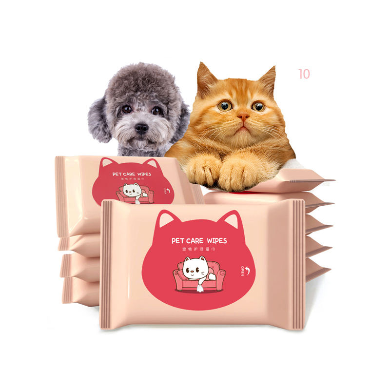 Alcohol-Free Pet Wet Wipes for Dogs & Cats – Soft, Deodorizing & Eco-Friendly