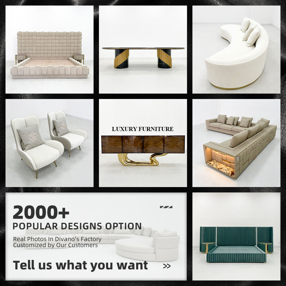 Italian Luxury Furniture Showroom 3D Rendering Service for Modern Sofa & Bed Sets