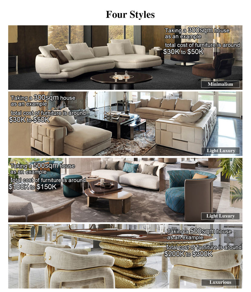 3D Max Rendering & Whole House Custom Furniture Service for Hotels & Villas