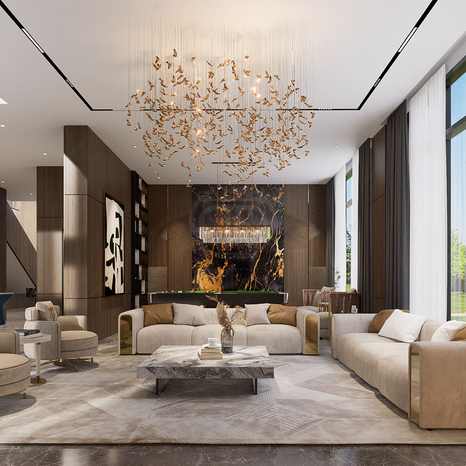 Luxury 3D Rendering Interior Design Service for Villas & Hotels
