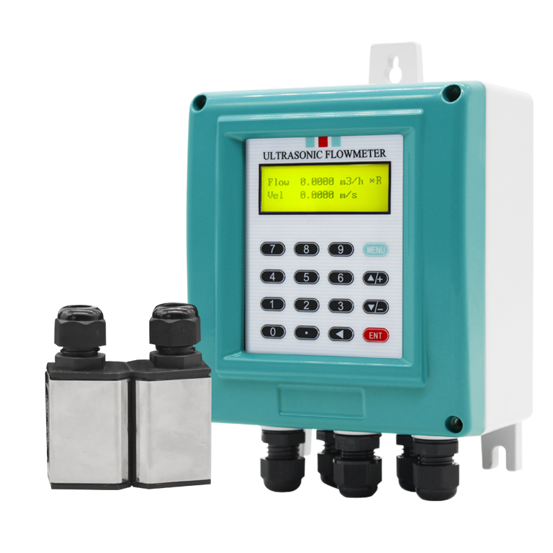 Wall-Mounted Ultrasonic Flow Meter with SD Card Data Logging