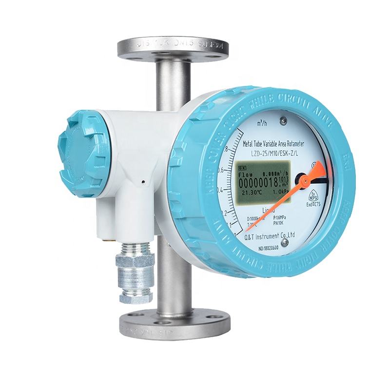 SS304 Metal Tube Rotameter for Palm Oil & Heavy Fuel Flow Measurement