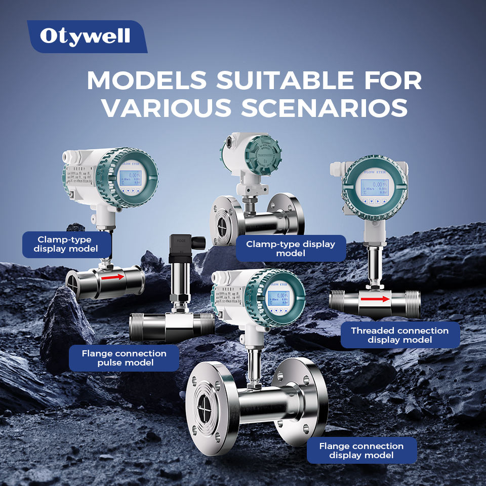 Industrial Turbine Flow Meter 4-20mA for Oil, Gas & Water Treatment