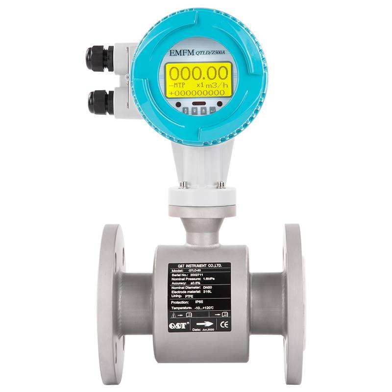 Q&T QTLD DN50 Magnetic Flow Meter Stainless Steel Water Instrument with Profibus Support