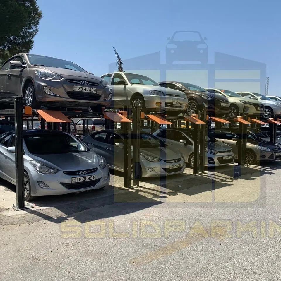 Electric Four Post Car Lift for Auto Service & Storage
