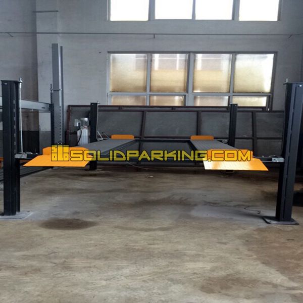 Electric Four Post Car Lift for Auto Service & Storage