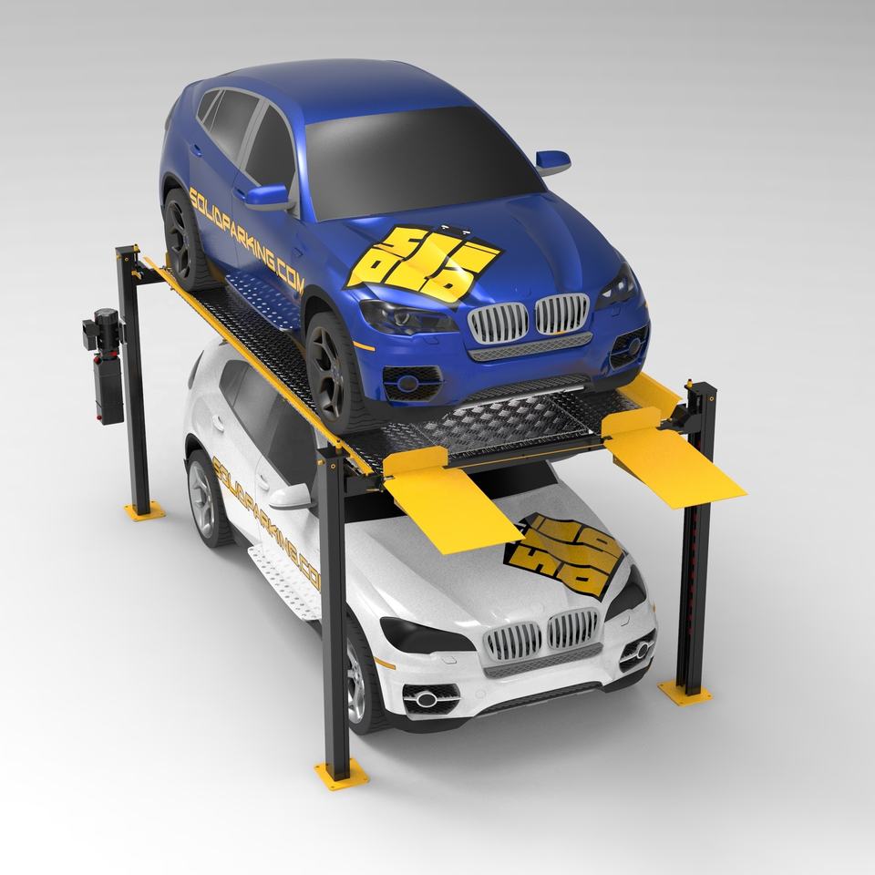 CE Certified 3600 kg Four-Post Hydraulic Car Lift for Auto Repair & Parking