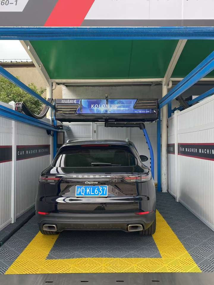 Full-Automatic Self-Service Car Wash Machine with CE, LED Screen & Voice Guidance for Gas Stations & Repair Shops