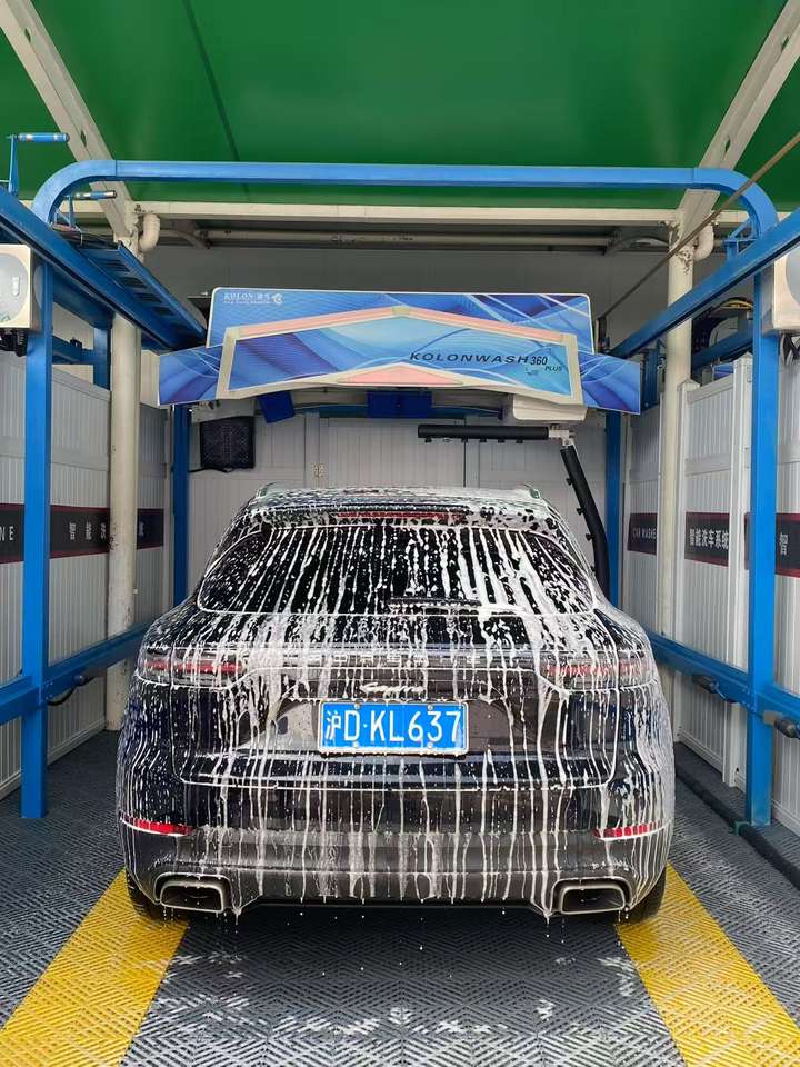 KOLON 360 Contactless Car Wash Machine with Embedded Drying & LED Voice Guidance