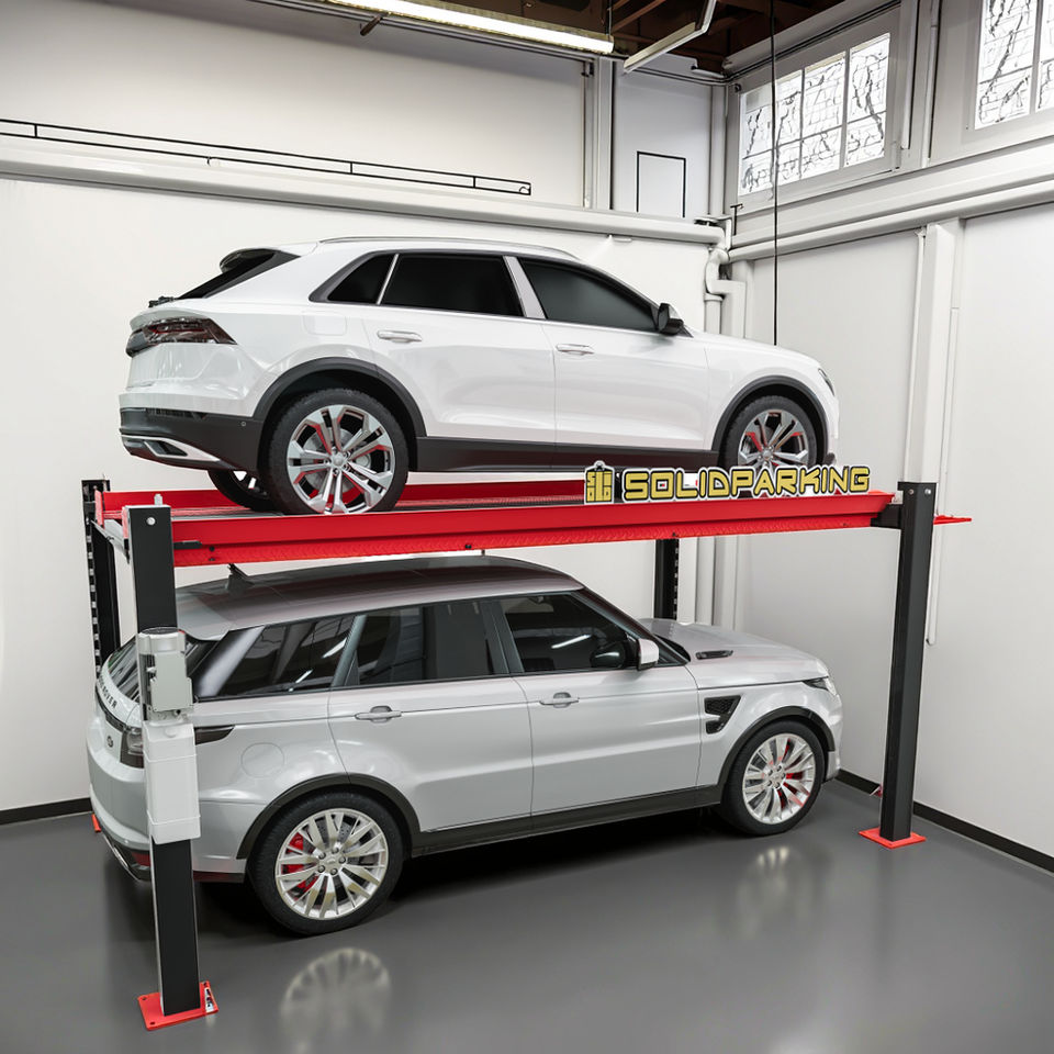 Electric Four Post Car Lift for Auto Service & Storage