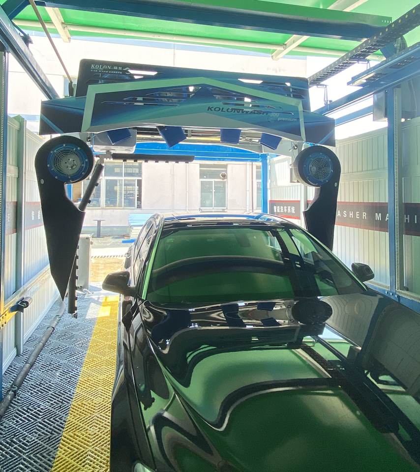 Full-Automatic Self-Service Car Wash Machine with CE, LED Screen & Voice Guidance for Gas Stations & Repair Shops