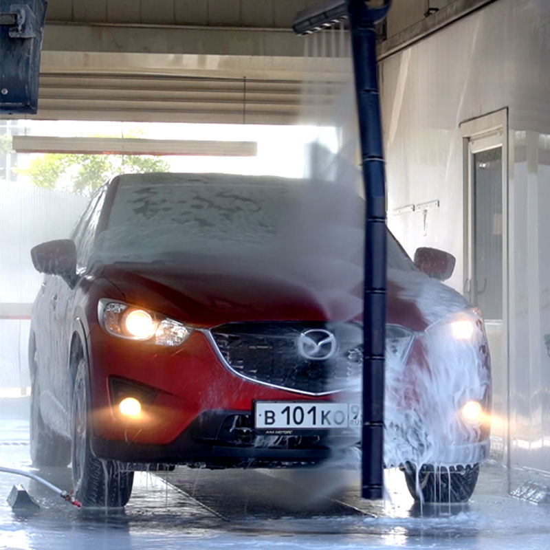 360° Fully Automated Self-Service Car Wash Machine with LED & Voice Guidance