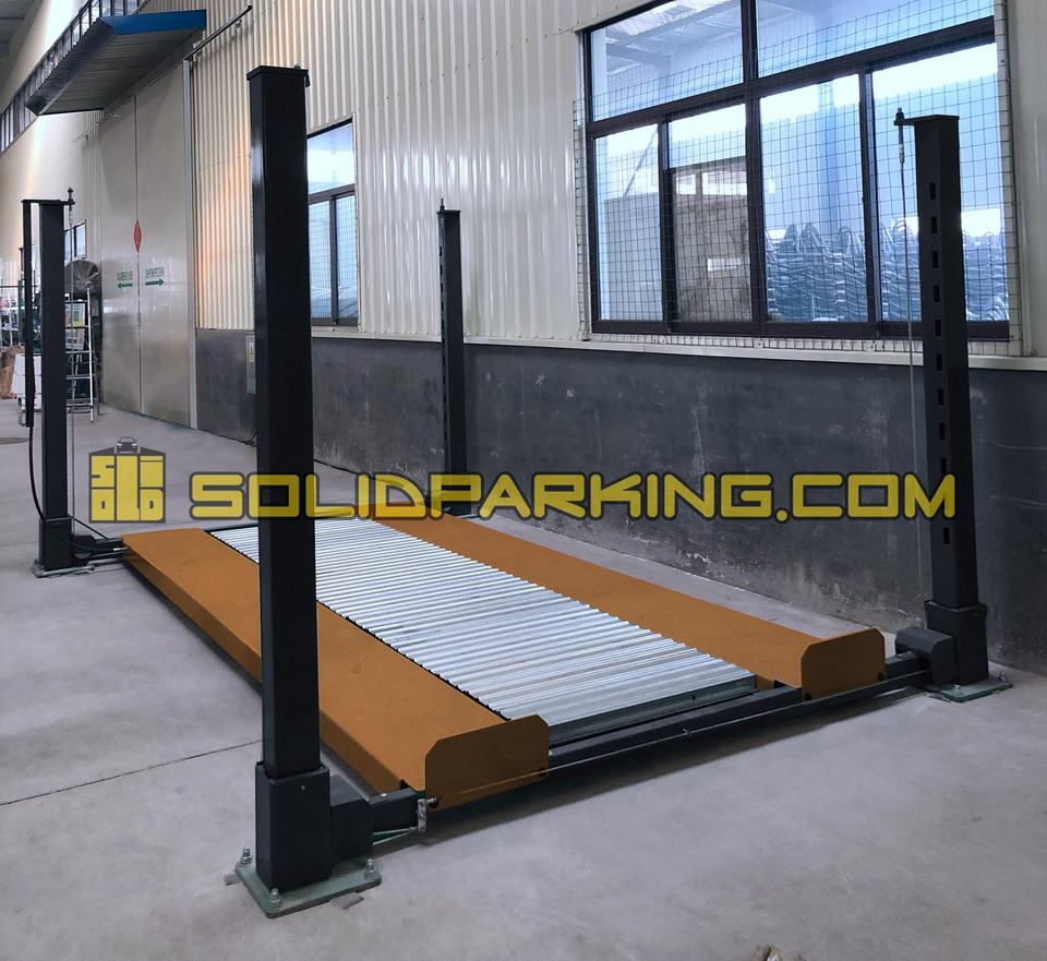 CE Certified 3600 kg Four-Post Hydraulic Car Lift for Auto Repair & Parking