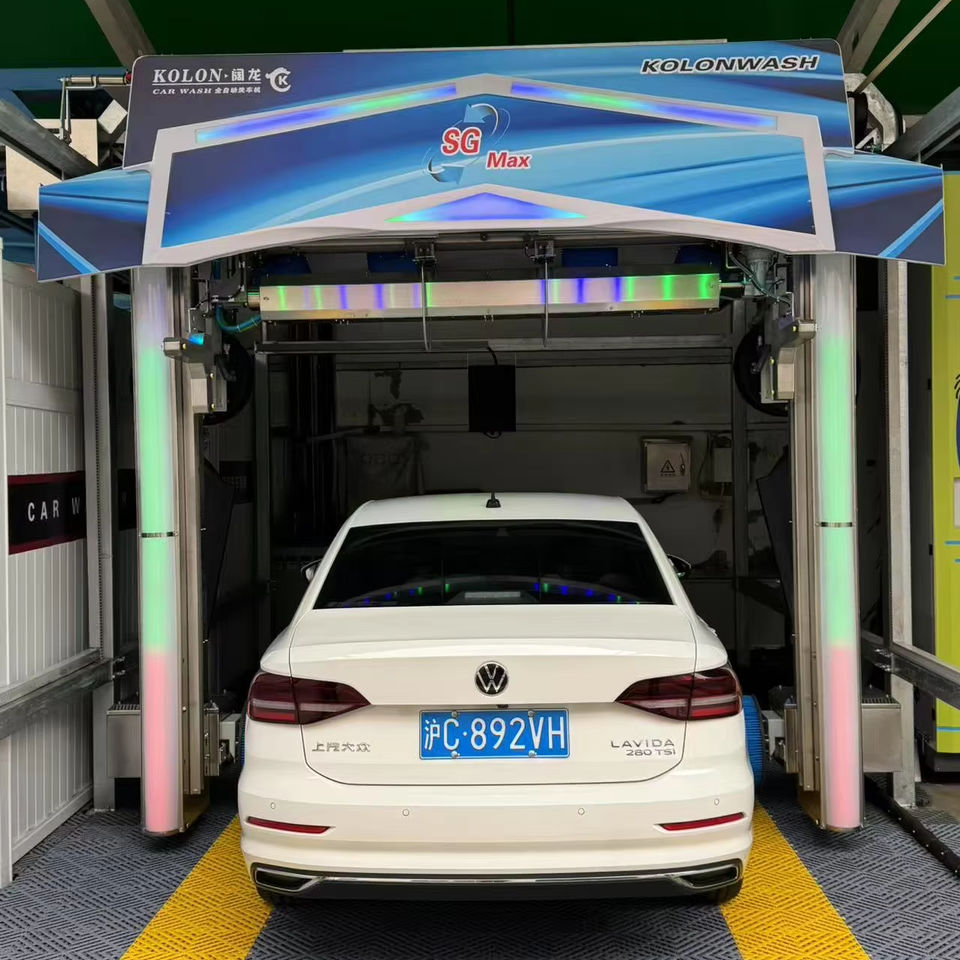 KOLON 360 Contactless Car Wash Machine with Embedded Drying & LED Voice Guidance