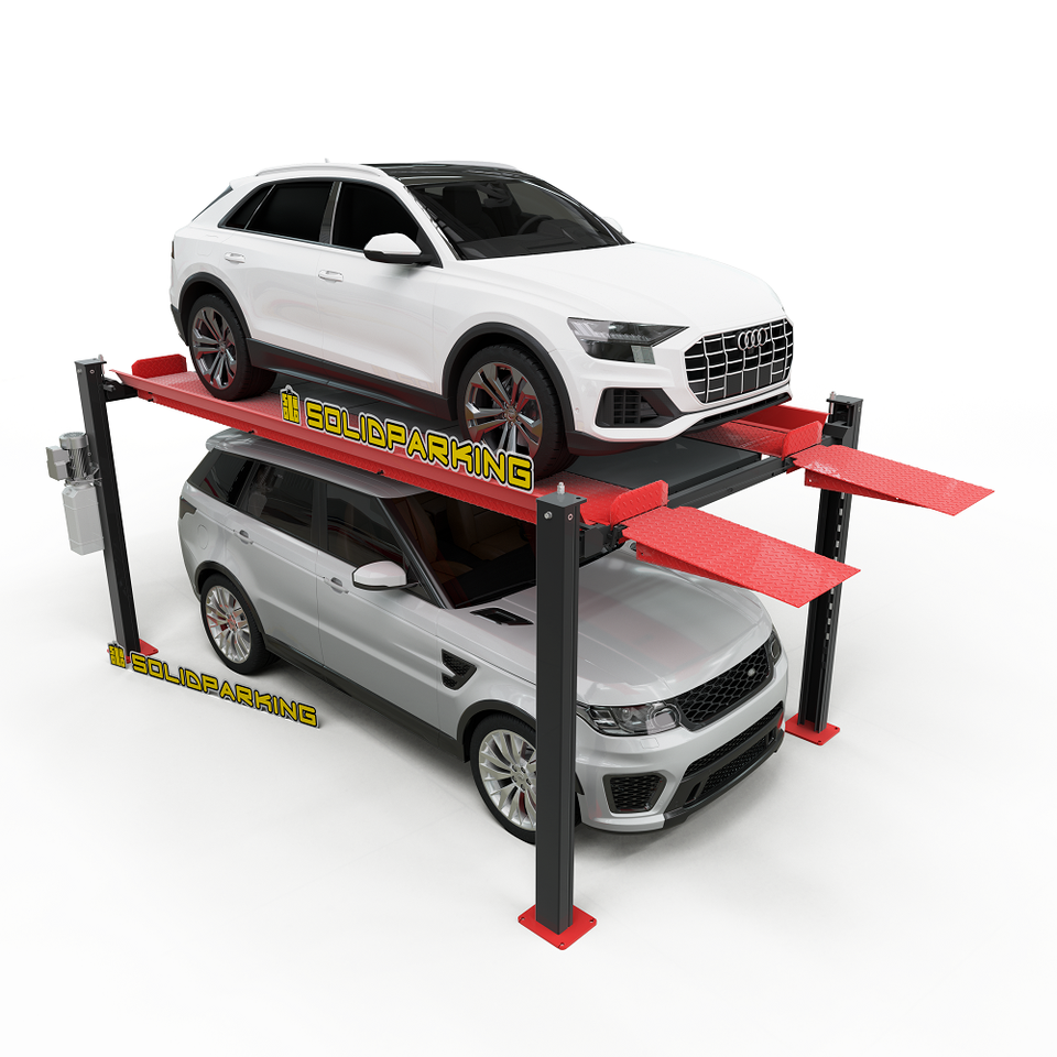 CE Certified 3600 kg Four-Post Hydraulic Car Lift for Auto Repair & Parking