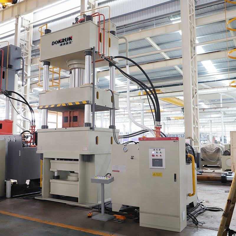315T Four-Column Hydraulic Deep Drawing Press for Salt Block Production