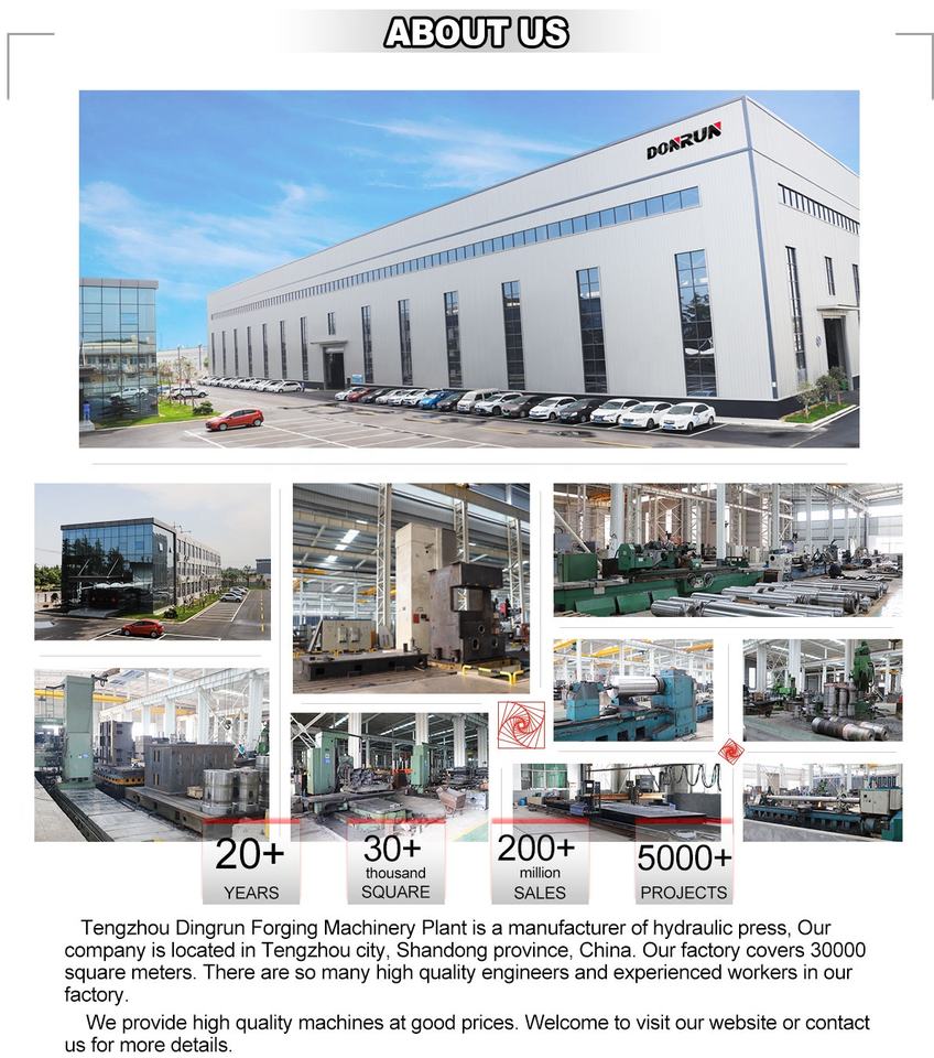 100 Ton Four-Column Hydraulic Press Machine for Metal Forming