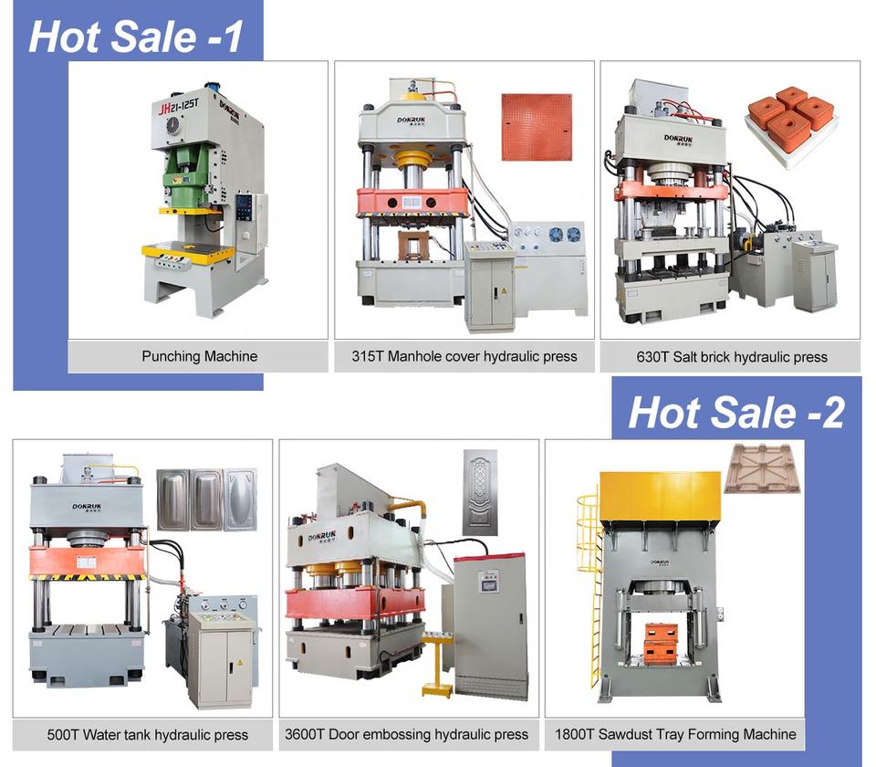 100 Ton Four-Column Hydraulic Press Machine for Metal Forming