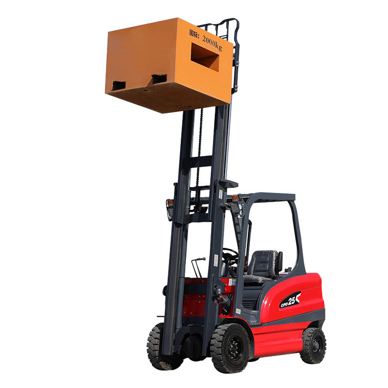 Electric Forklift 2.5-3 Ton 4 Wheel Seat Driving Eco-Friendly