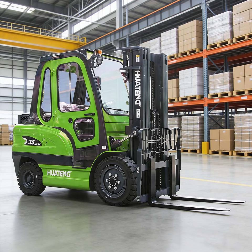CE ISO 3.5 Ton Electric Forklift with 4m-6m Mast for Metal Fabrication
